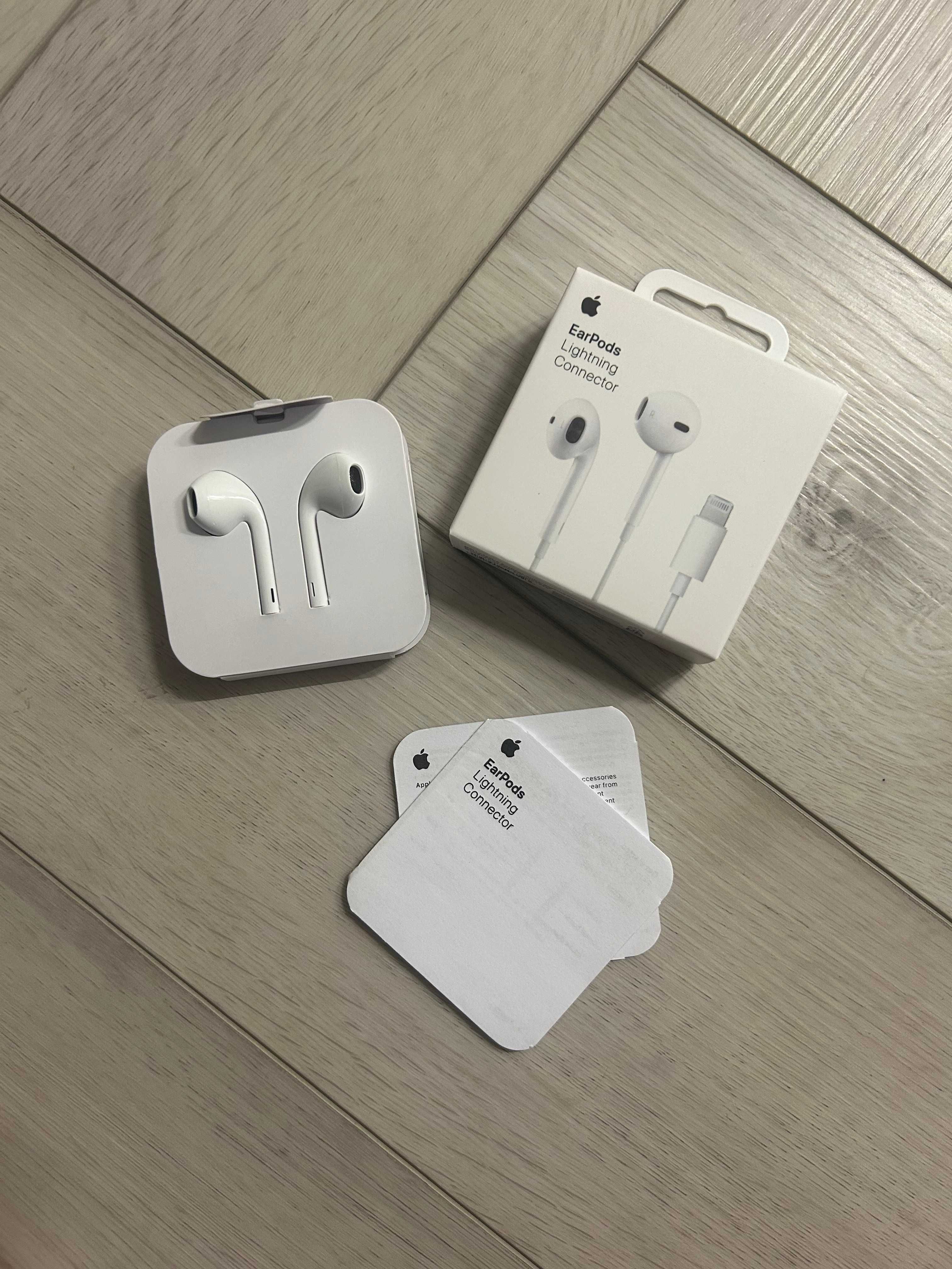 Apple Earpods Lightning навушники провідні з мікрофоном для айфона