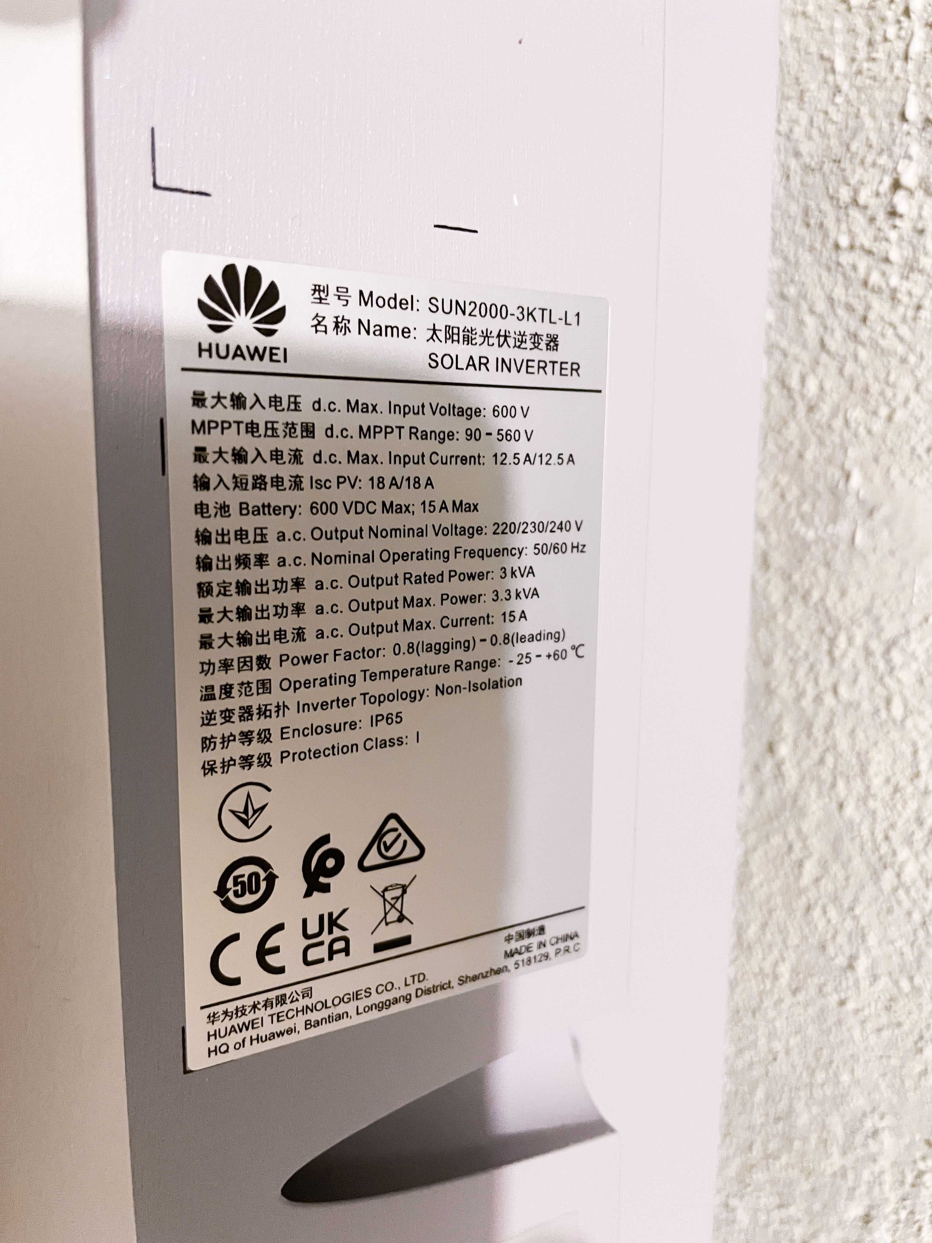 Falownik HUAWEI SUN2000 3KTL-L1