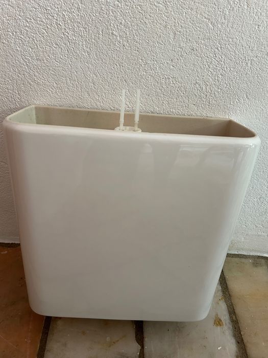 Vaso sanitário usado com caixa acoplada