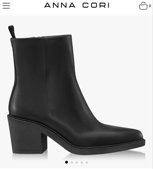 Казаки бренд Anna Cori 39 натуральна кожа