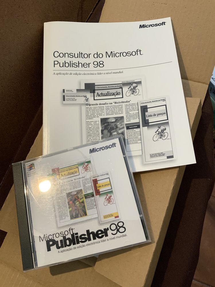 Software Vintage Microsoft Publisher 98 (1998)