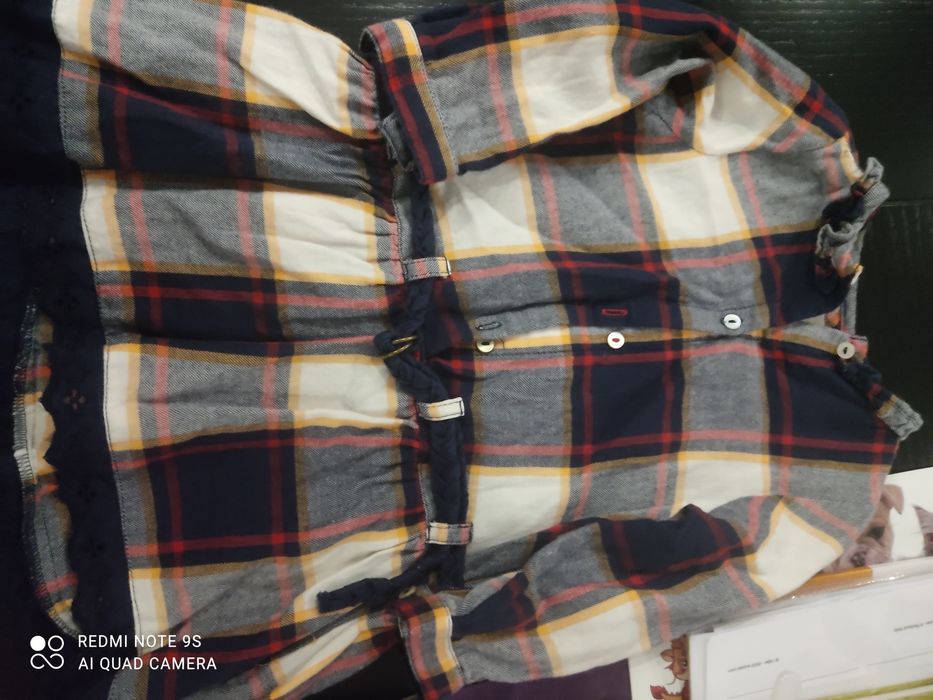 Vestido menina xadrez