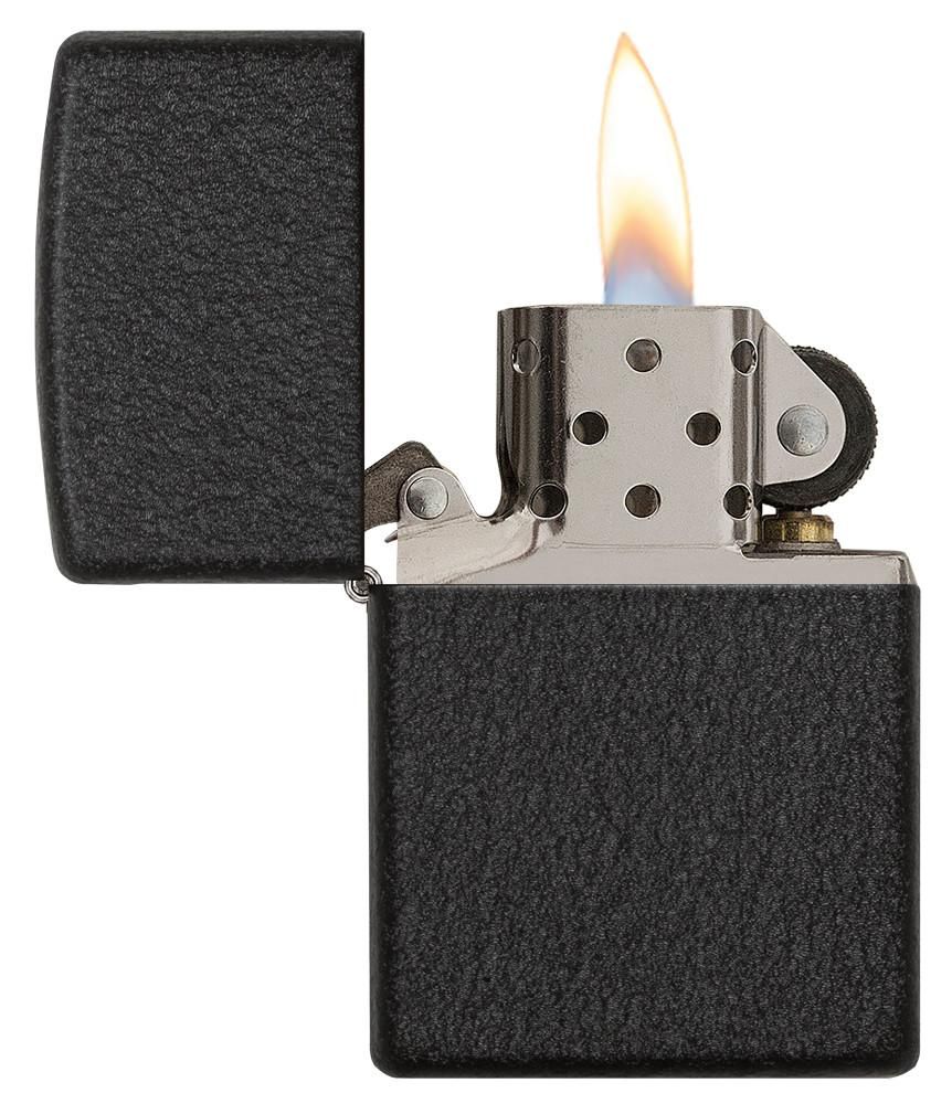 zapalniczka zippo black crackle