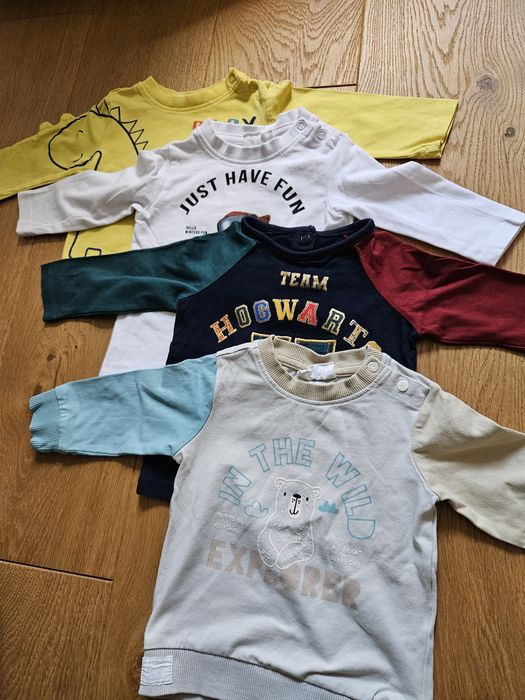 Zestaw koszulek bluz z długim rękawem Coccodrillo  68