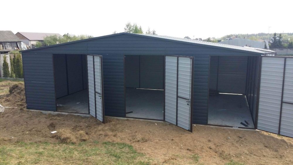 Garaże blaszane od Producenta 12x6! 3x5 4x5 4x6 6x5 6x6 9x6 Blaszak
