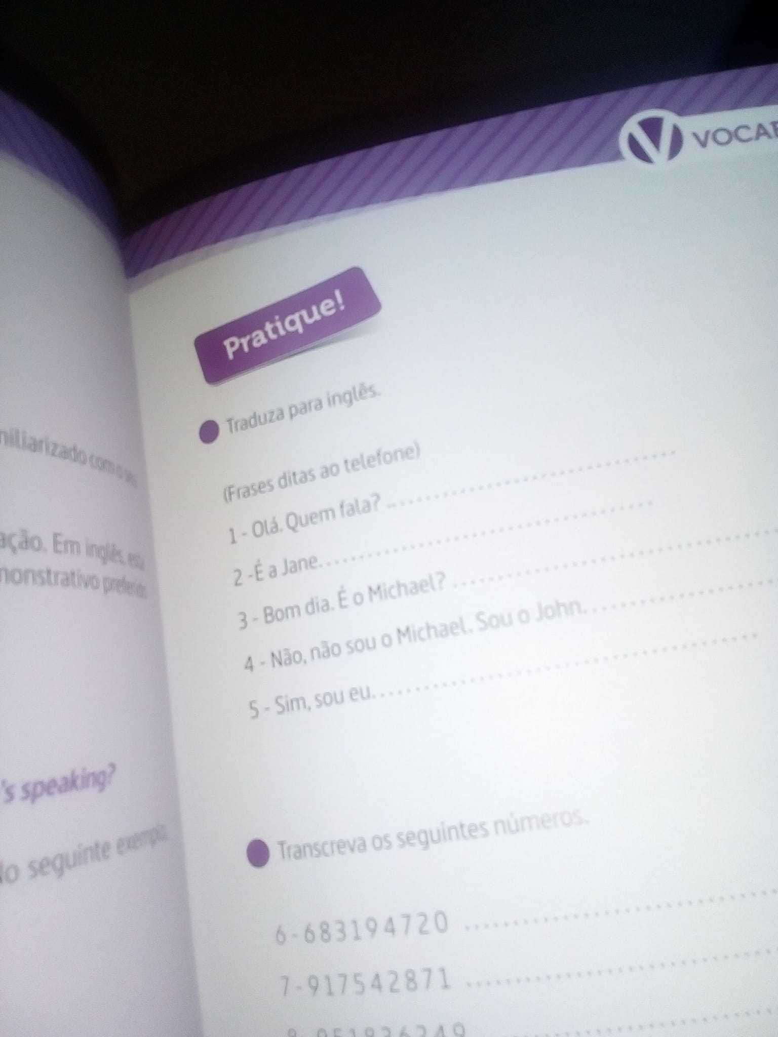 Curso prático de inglês falado e escrito