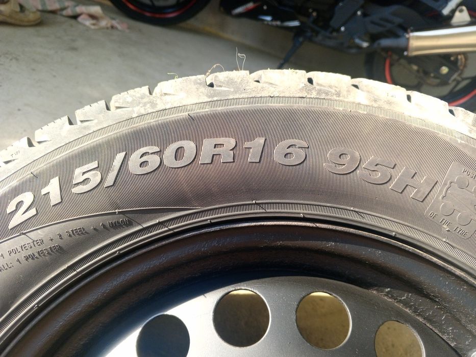 Колеса в зборі BELSHINA 215/60 r16 розболтовка 5/115