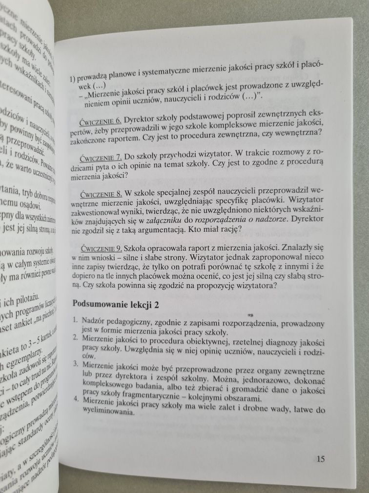 Nadzór pedagogiczny - Poradnik dla dyrektorów w dziesięciu lekcjach