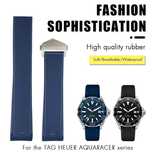 Pasek Tag Heuer Aquaracer 20 22 mm  czarny niebieski