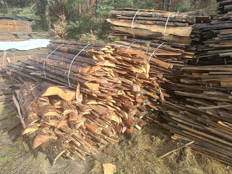 Drewno opałowe suche  zrzyny tartaczne