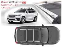Bagażnik dachowy belki Poprzeczki Volvo XC90 Relingi