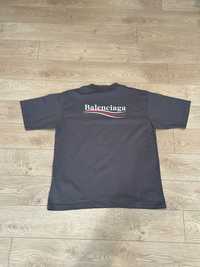 Balenciaga logo-print detail T-shirt оригинал футболка