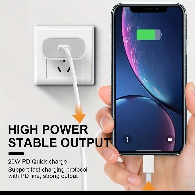 Ładowarka szybka PD 20W do iPhone iPad, 1m