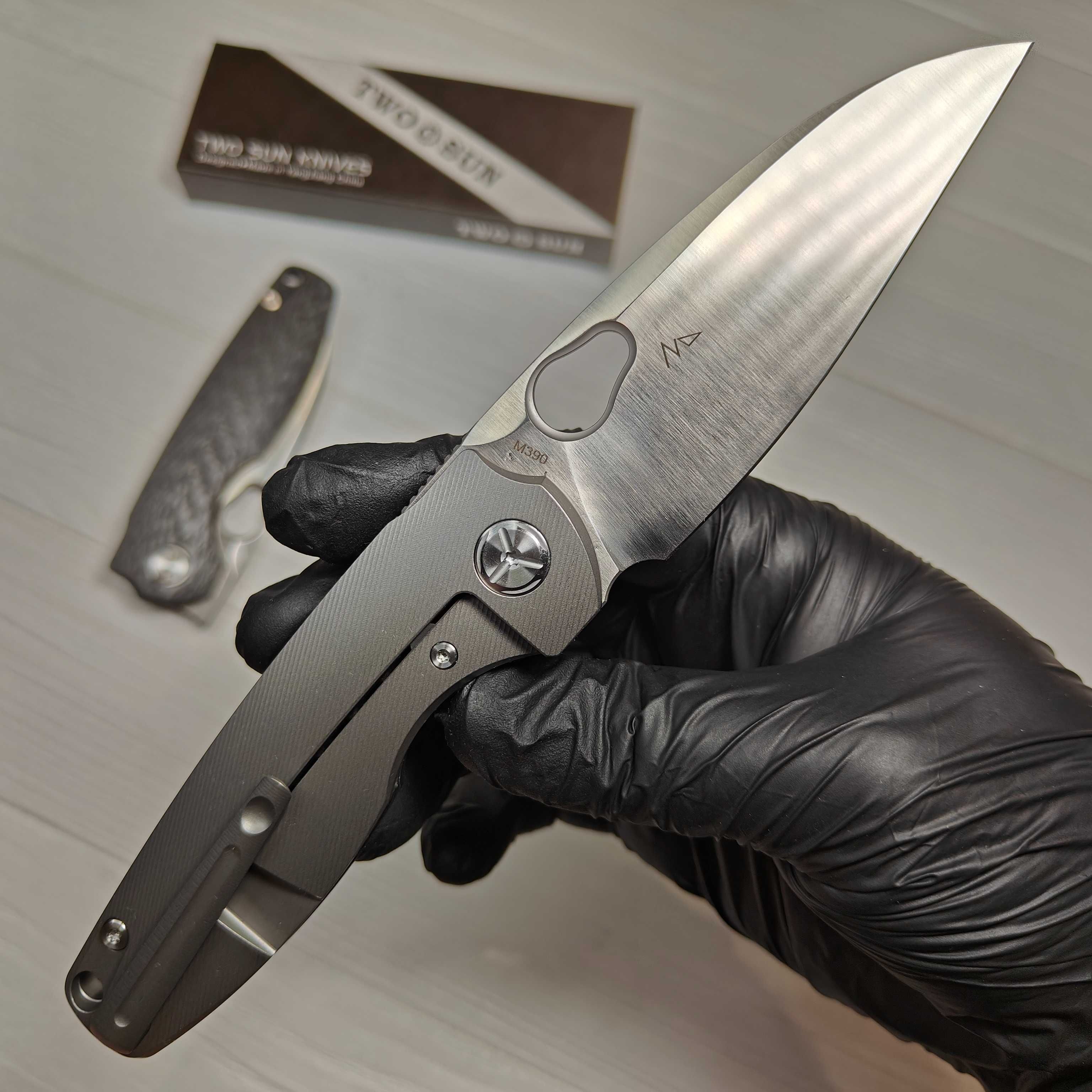 TwoSun TS129 сталь M390 (Оригінал) складний карманний ніж