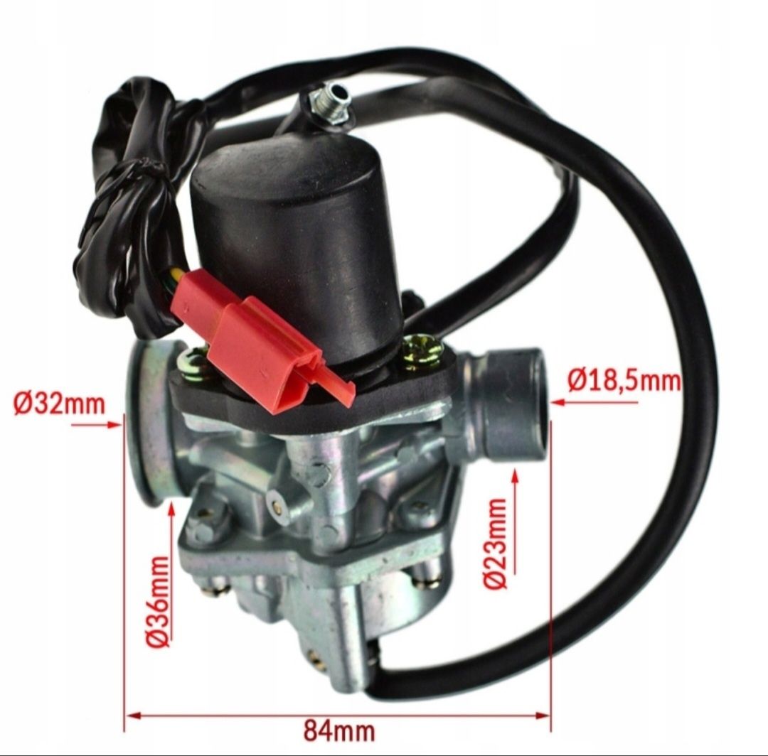 Gaźnik kompletny wyregulowany - Skutery 2T Romet Barton 50 70cm3 kpl.
