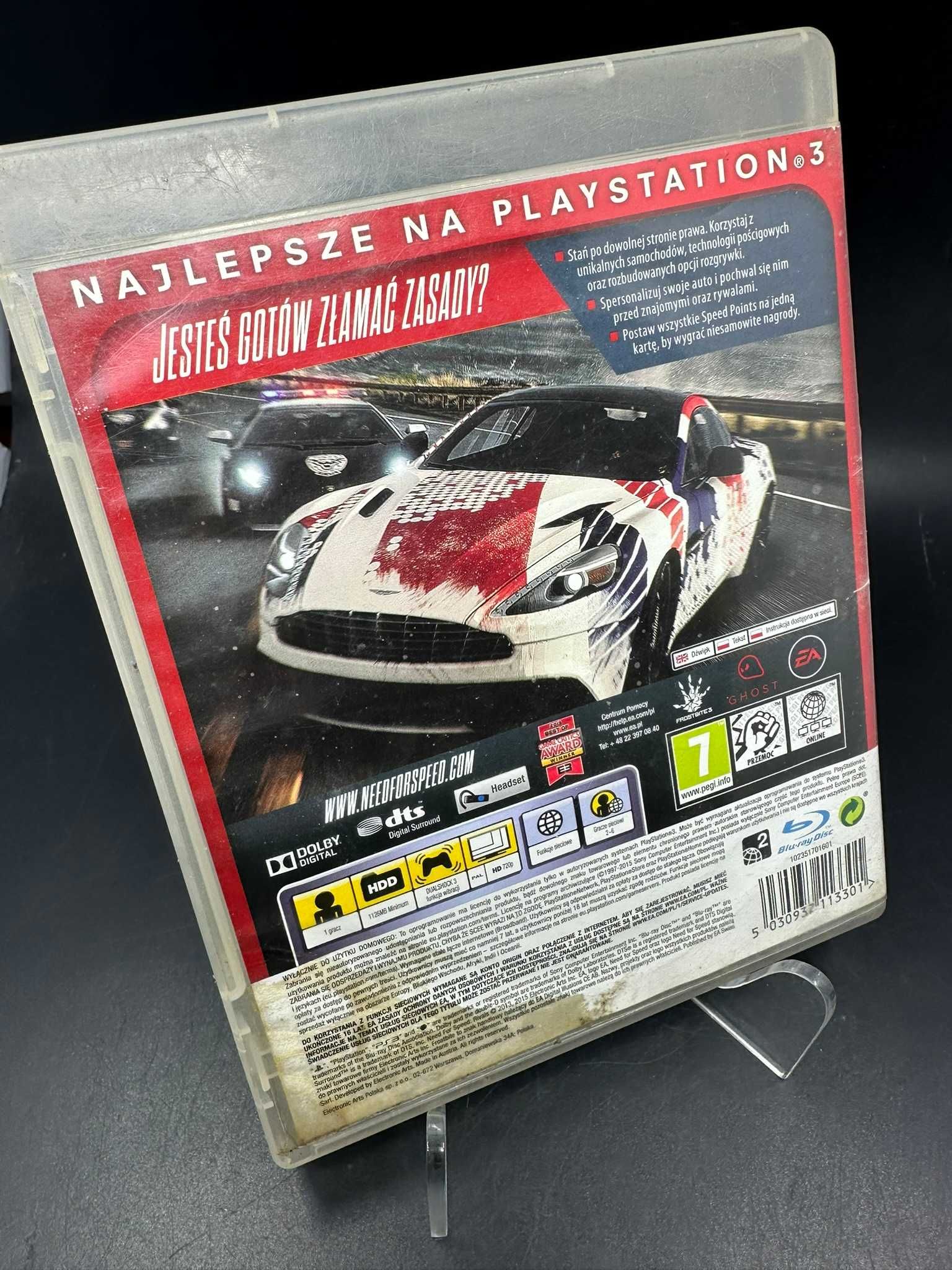 Gra na Ps3 Need for Speed Rivals