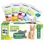 Animal Island 40x85g Wołowina Kurczak Indyk Ryba karma