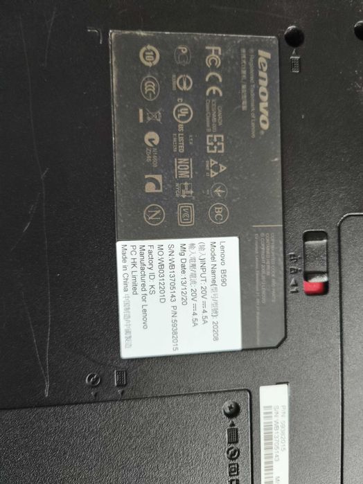 ноутбук lenovo b590 i5 3210m 8gb ssd 120gb 1tb hdd