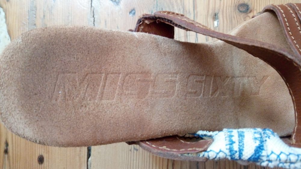 Sandálias com salto em cortiça Miss Sixty