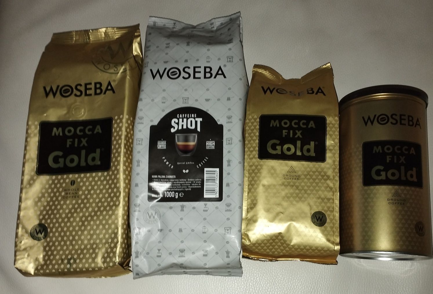 Woseba кава зерно Mocca Fix Gold з Європи в зернах 100% Оригинал