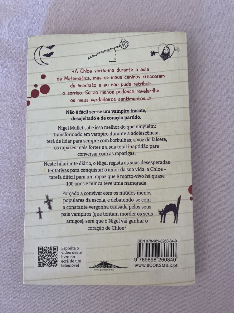 Livro “ O diário de um vampiro banana” de Tim Collins
