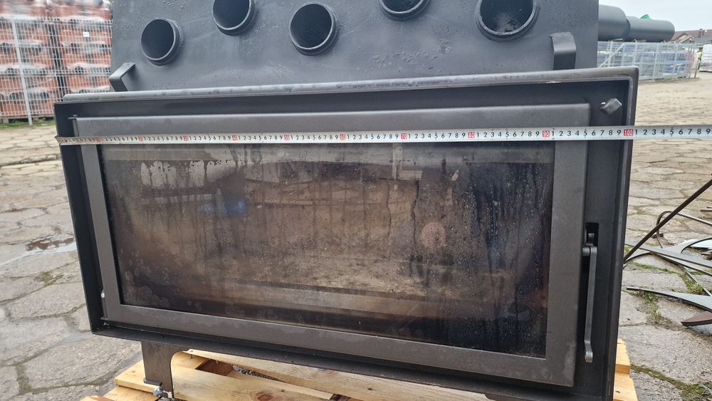 Wklad kominkowy stalowy Milla 16 kW PANORAMA