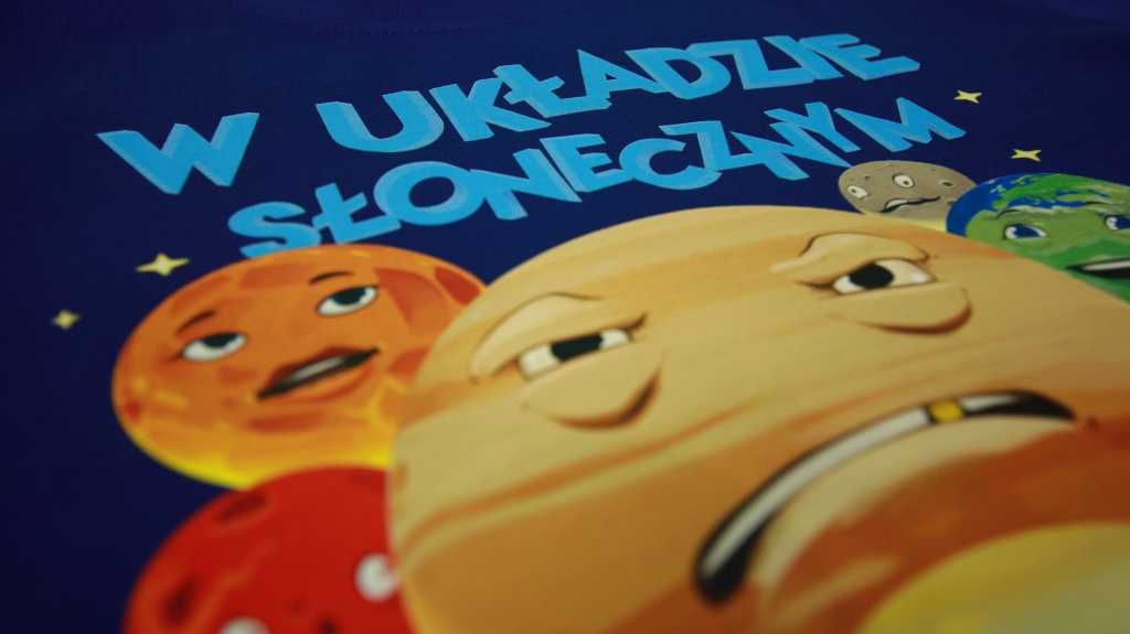 Koszulka z planetami NutkoSfera "W układzie słonecznym" r.L