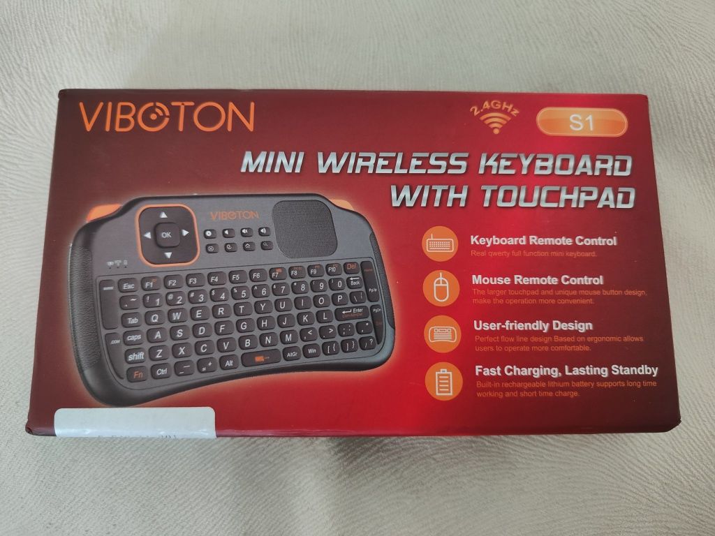 Беспроводная клавиатура с тачпадом Viboton S1