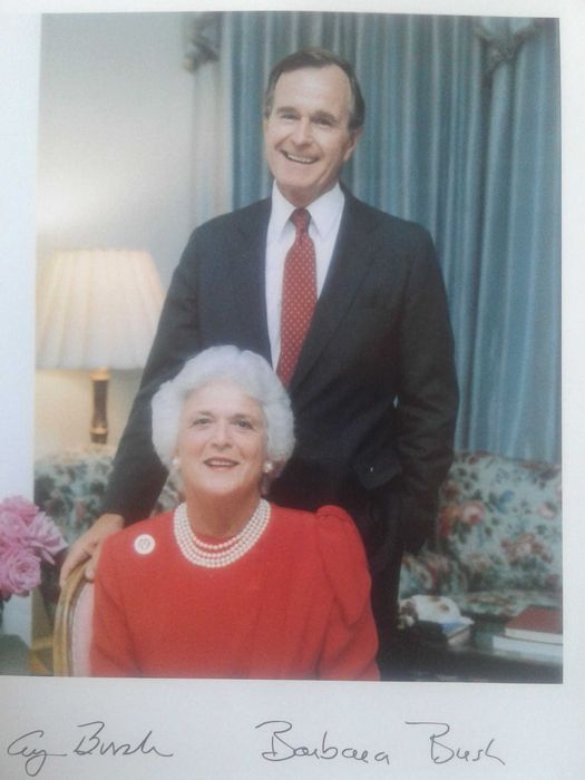 Fotos do presidente Americano George Bush