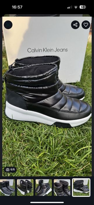 Дутики calvin klein из новой колекции