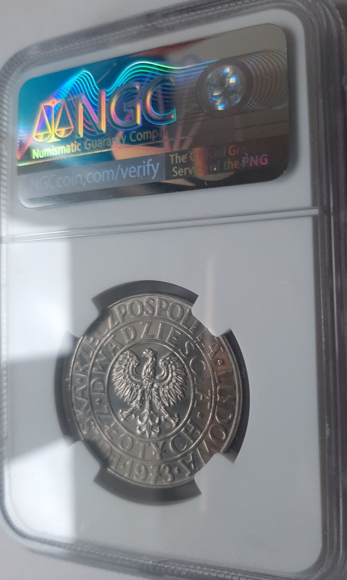 20 zł Drzewo proba nikiel NGC Ms 67