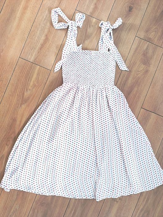 Sukienka damska, elegancka, zwiewna, biała, XS, 34, L, 40, Lulus