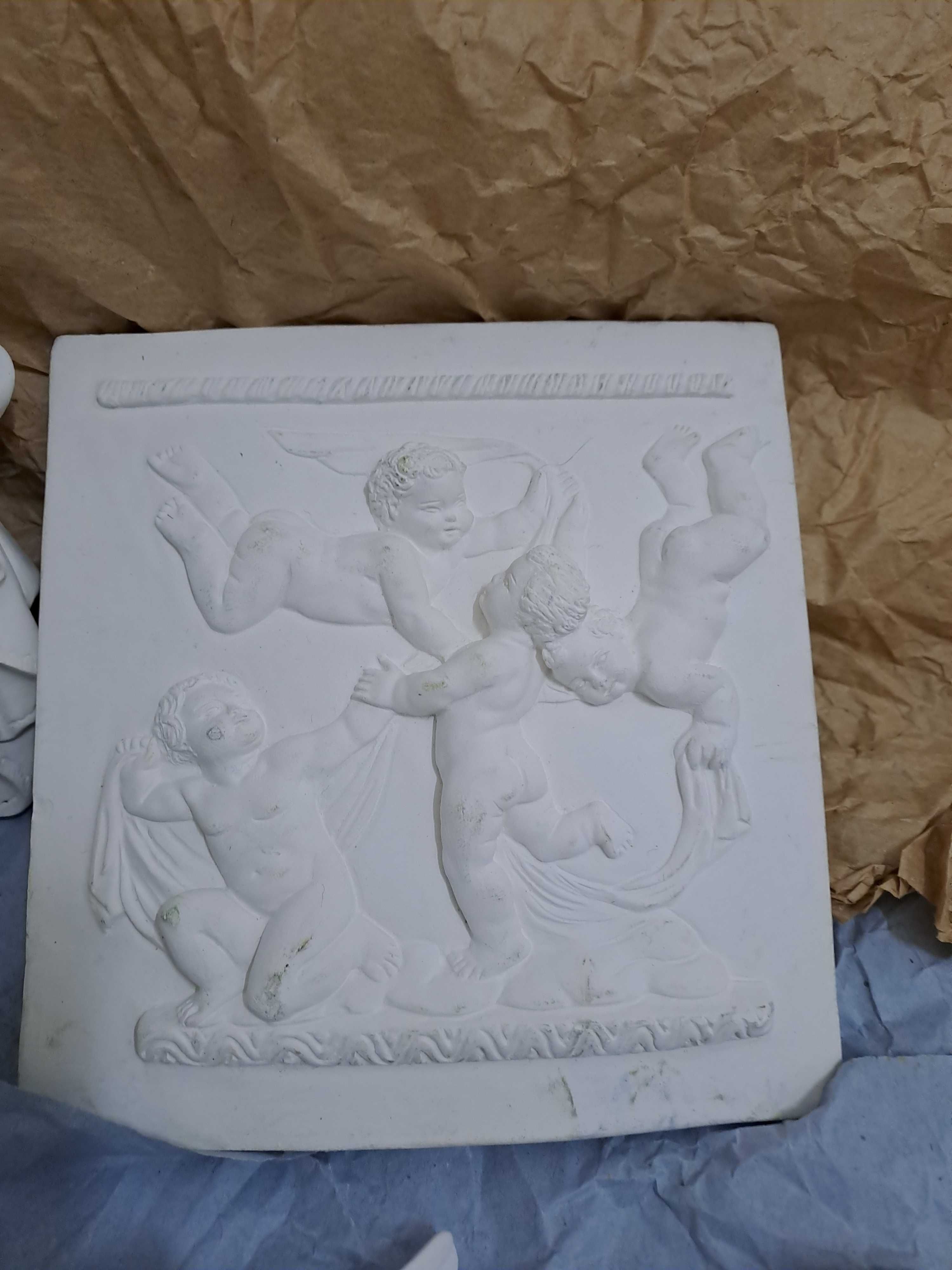 Figuras de anjinhos em gesso para pintar