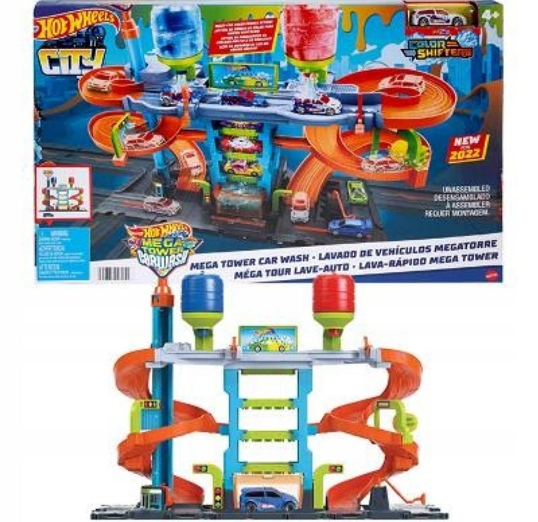 Hot Wheels City Zakręcona megamyjnia HDP05