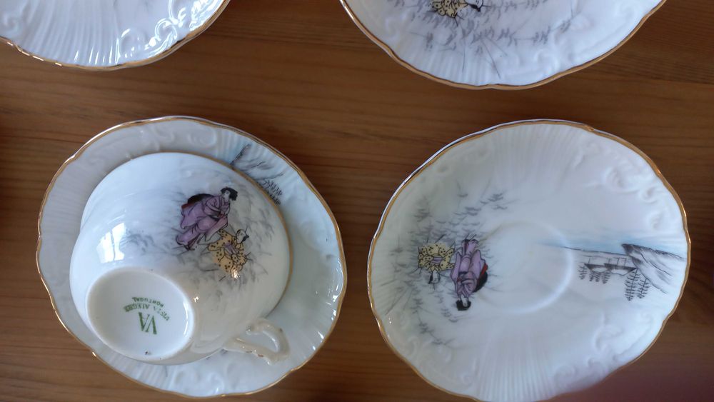 Serviço cafe antigo, vista alegre