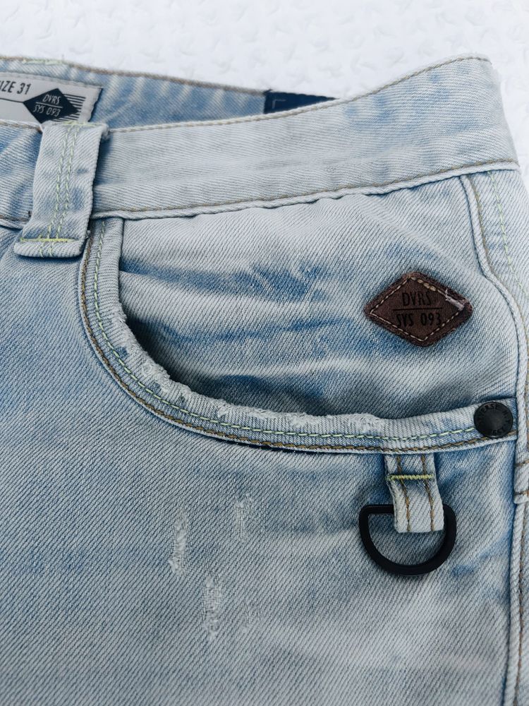 Diverse spodenki jasny jeans szorty niebieskie