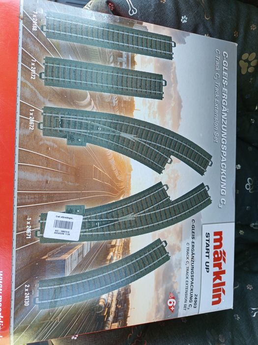 Märklin start up Zestaw przedłużający toru C C3,