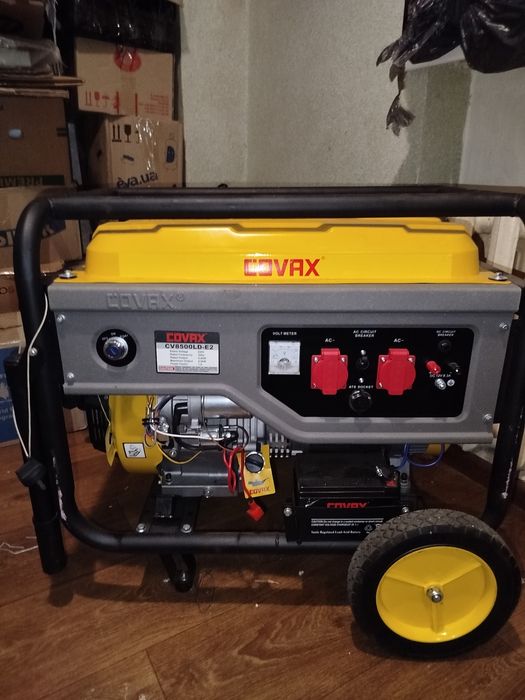Генератор COVAX 6,5кВт новий