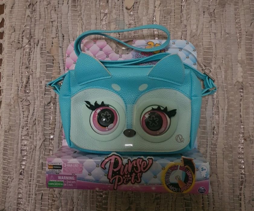 Malinha interactiva Purse Pets raposa feroz