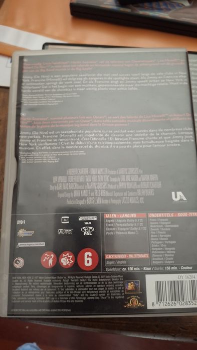 New york dvd Robert de niro minelli martin scorsese