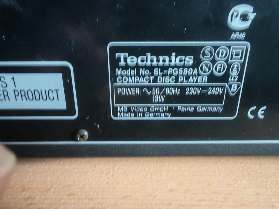 CD Technics sl-pg 580A