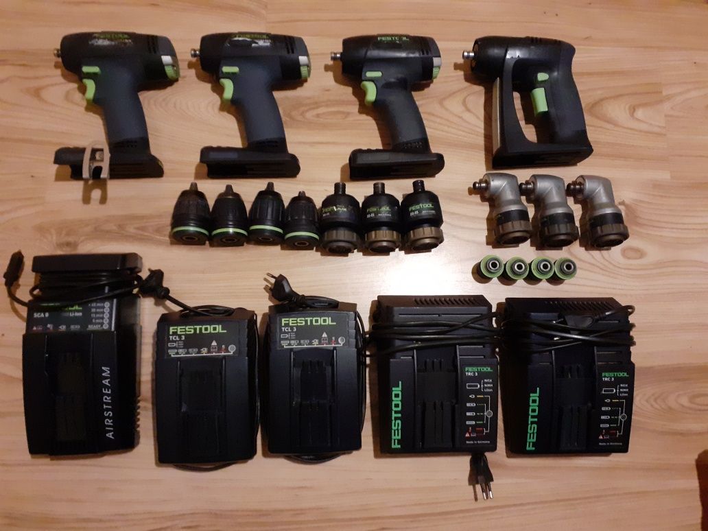 Festool  T18+3 Li.on, T15+3Lion,C12 NiMH,DD-AS,DD-ES, DWC 18-4500,