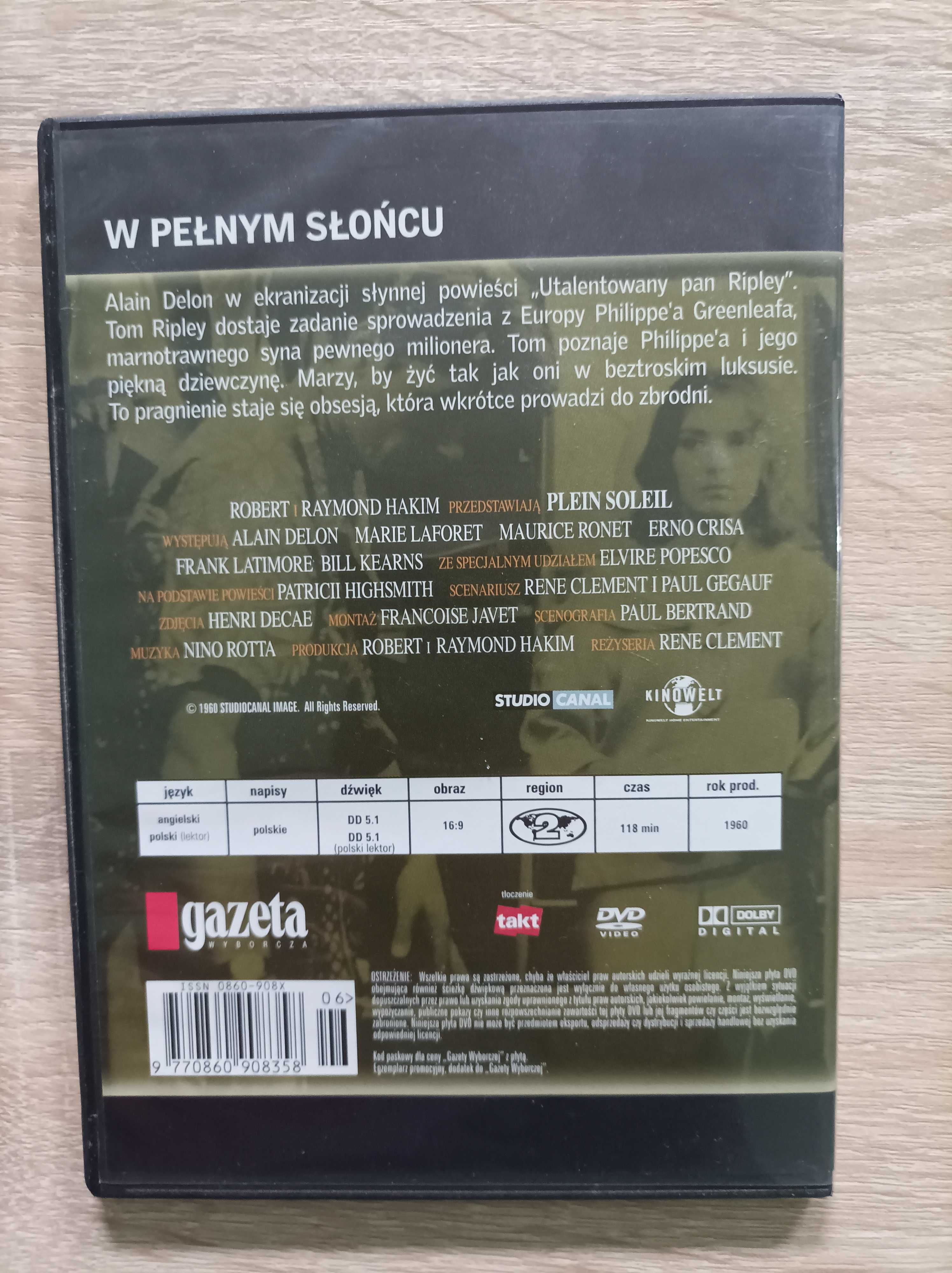 Film DVD W Pełnym Słońcu