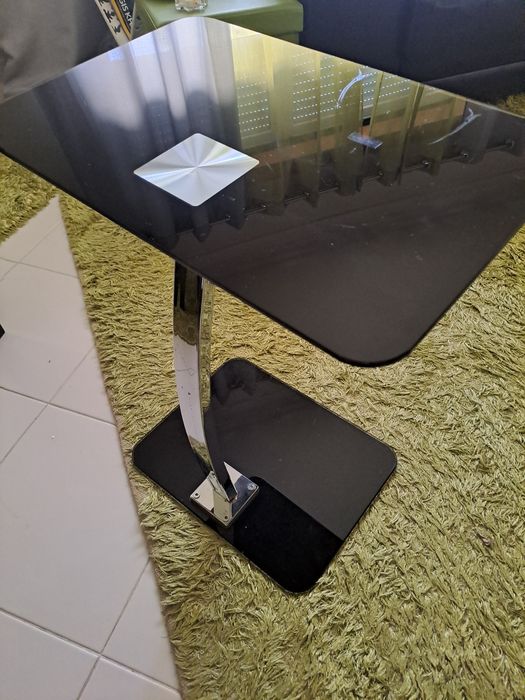 Mesa de estudo/pc vidro temperado