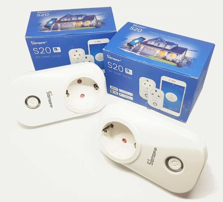Розумна Wi-Fi розетка Sonoff S20 EU — керуй приладами зі смартфона!