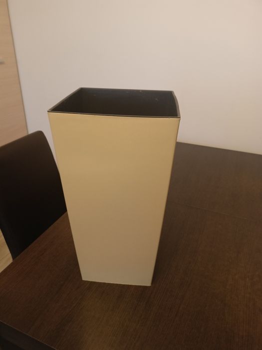 Donica na kwiaty, duża z wkładem, jasny beż