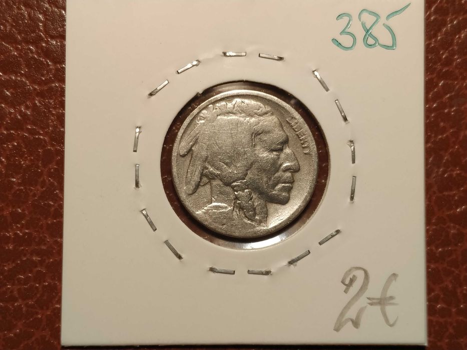 385 EUA - moeda de 5 cents de 1918 Cabeça de Indio