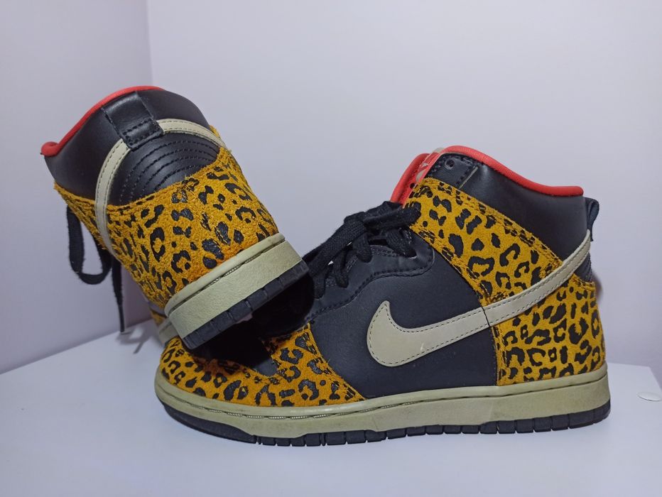 Nike DUNK High "Leopard" р.36