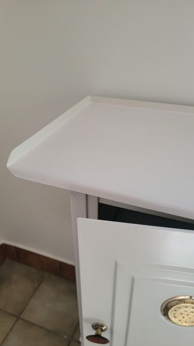 metalowa szafka chlebowa antyk