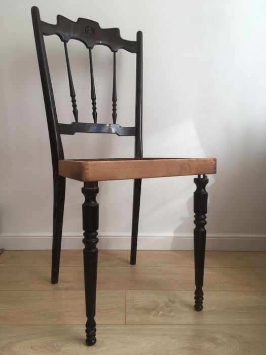 Włoskie stylowe krzesła drewniane 6 sztuk